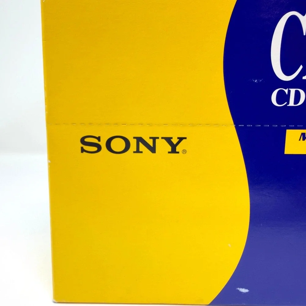 Sony CD-RW650 CD ReWritable Discs Multi Speed 650MB Data Storage Media 5 Pack